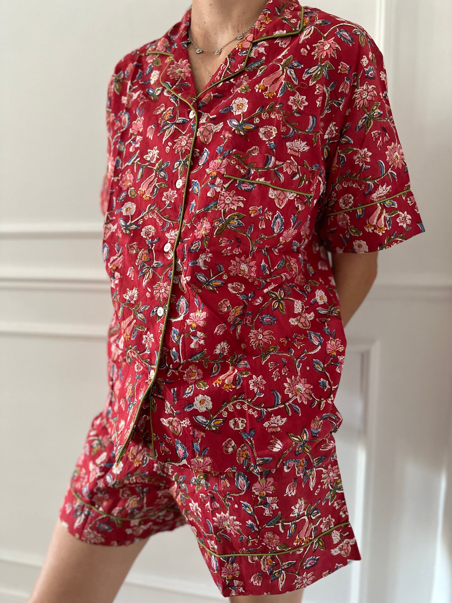 Pigiama indiano Kala donna corto XS/S